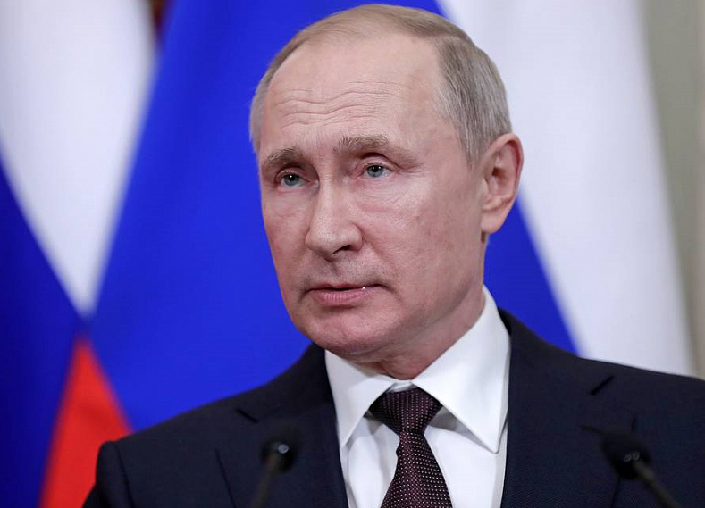 Обращение президента России Владимира Путина по поводу коронавируса (прямая трансляция)