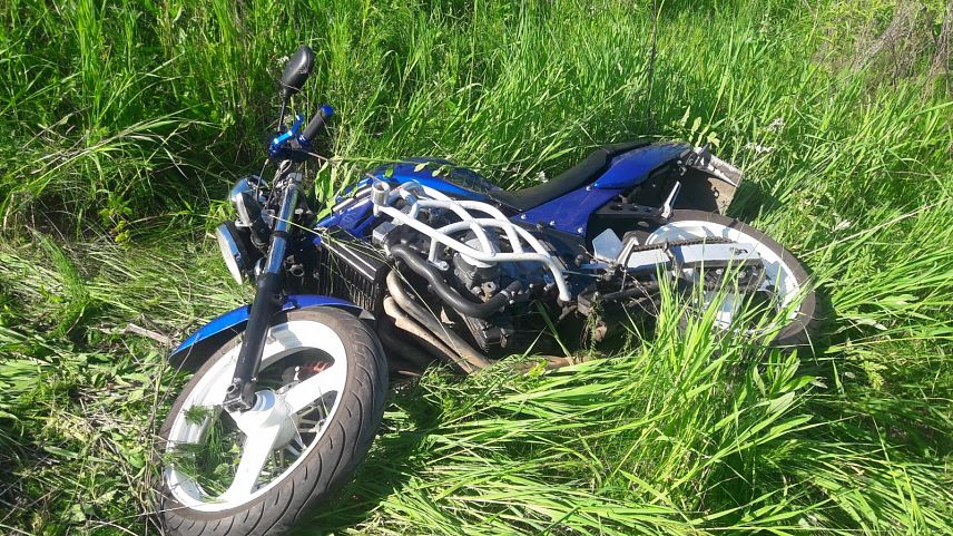 Мотоциклистка попала в ДТП под Железногорском