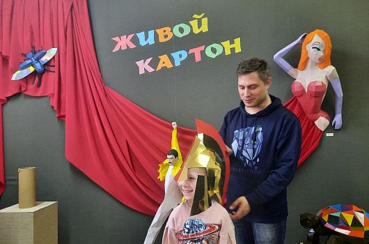 В Железногорске впервые открылась выставка паперкрафта