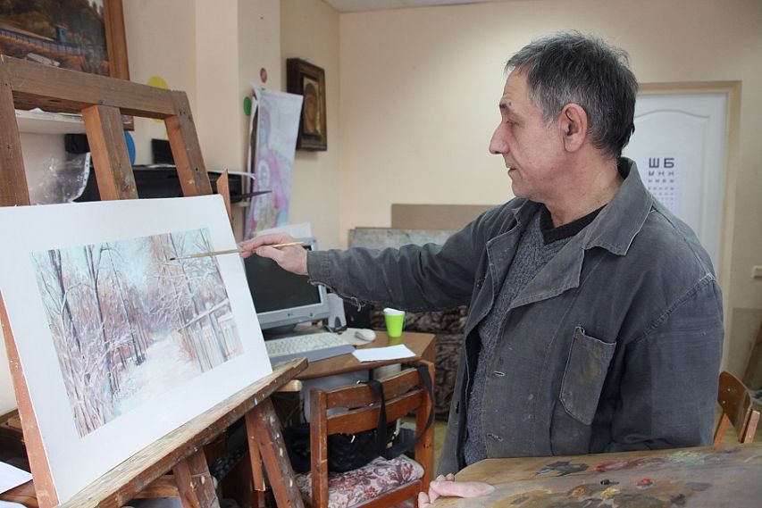 Железногорский художник Владимир Милютин:  «У каждой минуты есть свой цвет...»