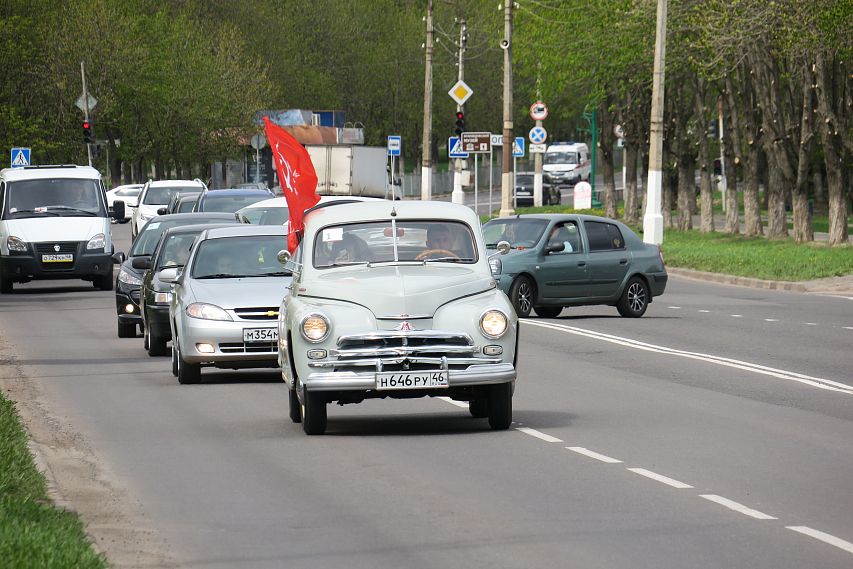 Впереди – Победа: в Железногорске стартовал автопробег по местам воинских захоронений