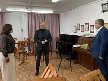 В Железногорске побывал министр культуры Курской области Алексей Конорев