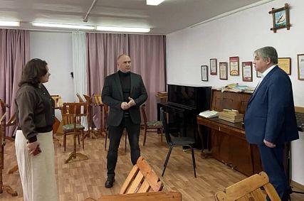 В Железногорске побывал министр культуры Курской области Алексей Конорев