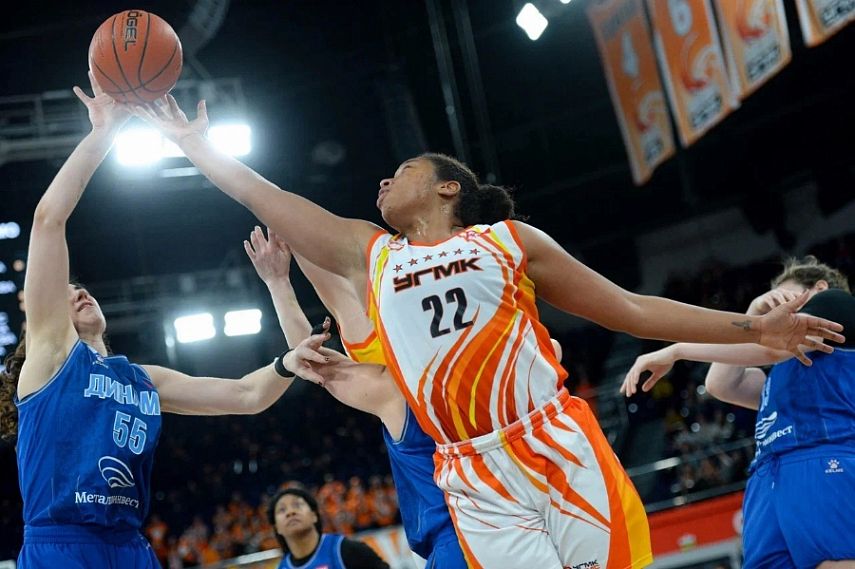 Баскетболистки курского «Динамо» уступили в Екатеринбурге лидеру чемпионата России