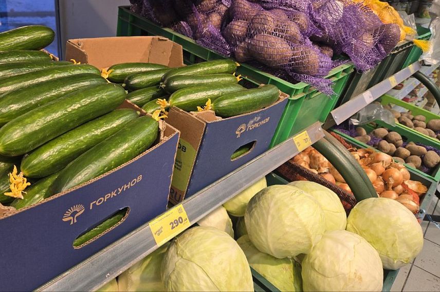В декабре в магазинах Курской области подорожали огурцы, картофель и яйца