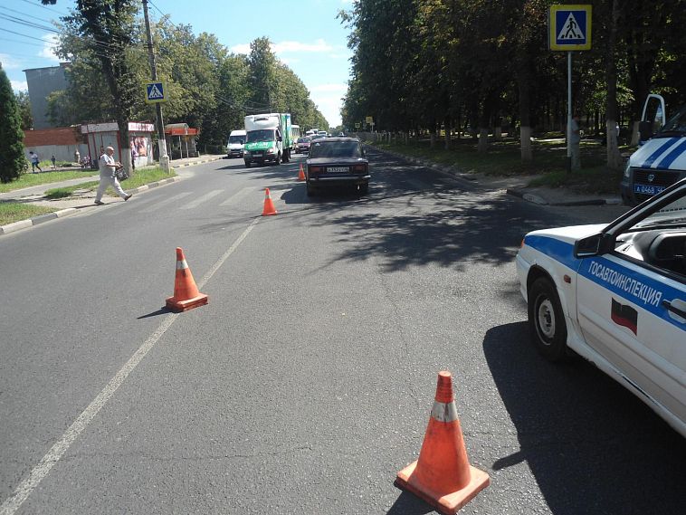 Жительницу Железногорска сбили на пешеходном переходе