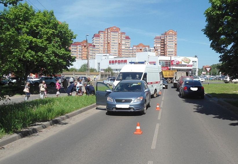 В Железногорске иномарка сбила женщину-пешехода