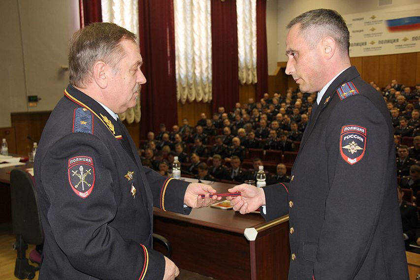 Главному полицейскому Железногорска присвоили звание полковник полиции