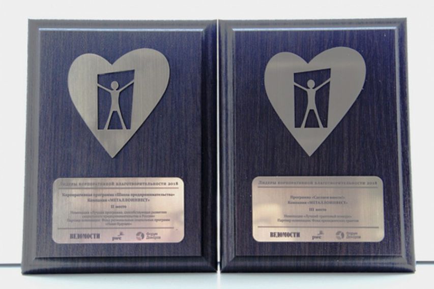 Металлоинвест стал обладателем двух наград XI Ежегодного международного конкурса «Лидеры корпоративной благотворительности» 