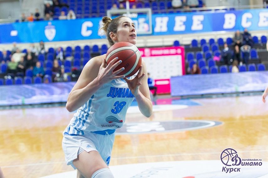 Баскетболистки курского «Динамо» победили в последнем домашнем матче уходящего года