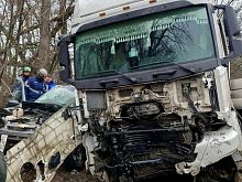 В Железногорске в ночной аварии пострадал водитель