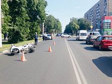 В Железногорске в ДТП с мотоциклом пострадала 9-летняя девочка