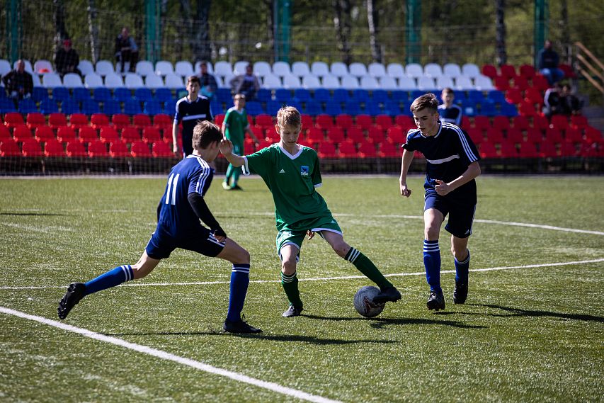 В Железногорске прошёл традиционный футбольный турнир, посвящённый Дню Победы