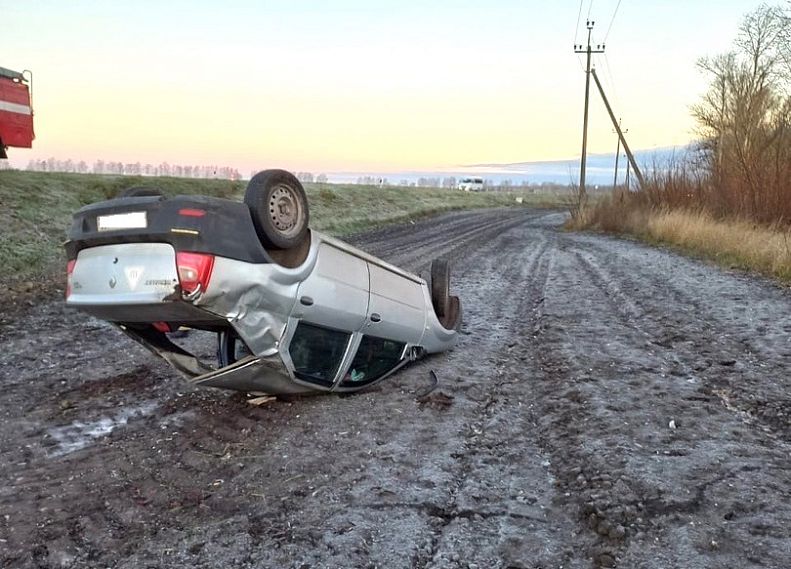 Под Железногорском машина улетела в кювет, есть пострадавшие