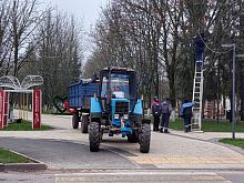 Кто ремонтирует объекты благоустройства в Железногорске