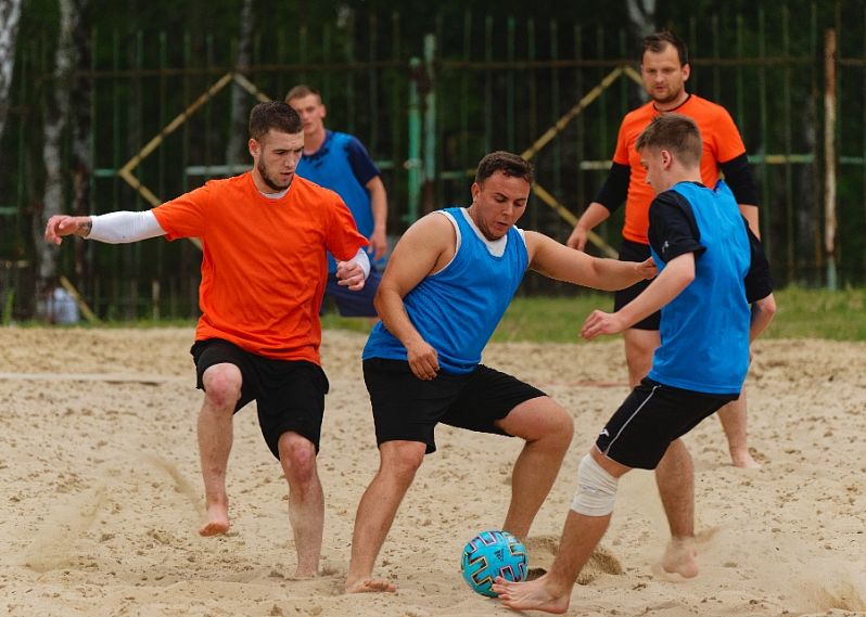 Спортсмены МГОКа осваивают новый вид спорта