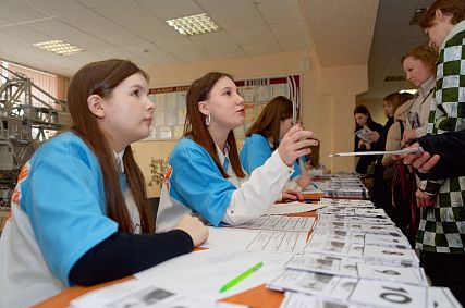 В Железногорском горно-металлургическом колледже прошла ярмарка учебных специальностей 