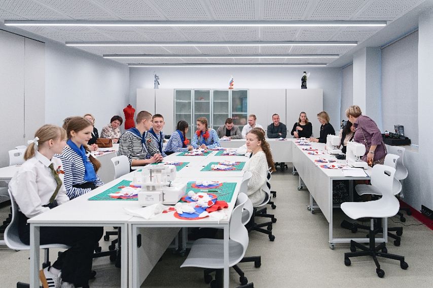 В железногорской школе № 6 появились обновлённые классы шитья и кулинарии