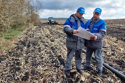 В Железногорском районе в 2025 году построили 8,3 км внутрипоселковых газовых сетей