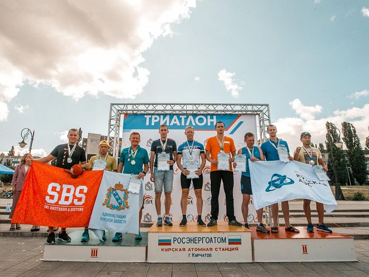 Работники Металлоинвеста выиграли Кубок Курской области по триатлону