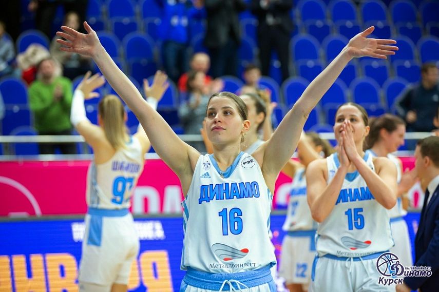 Баскетболистки курского «Динамо» одержали седьмую победу подряд