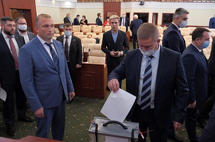 Борис Сорокин принял участие в первом заседании вновь избранной областной Думы 