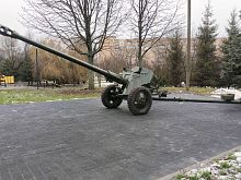 В Железногорске в сквер Воинской славы вернулся памятник «Пушка»