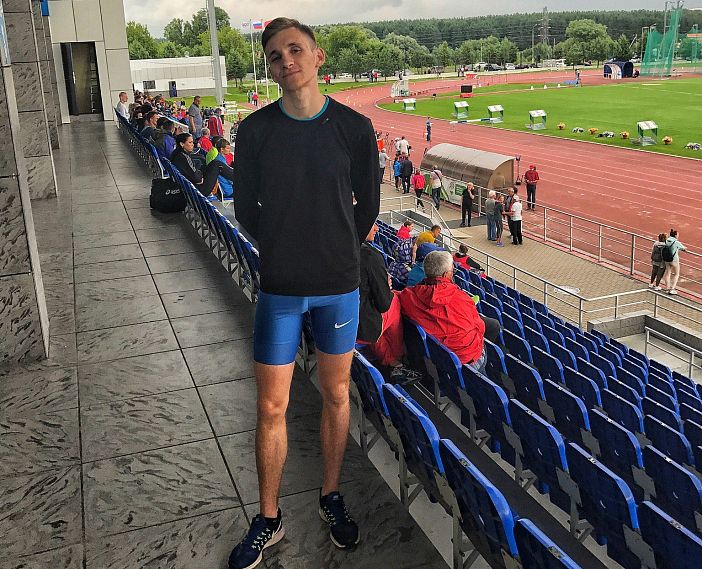 Железногорец стал серебряным призером Чемпионата России по легкой атлетике