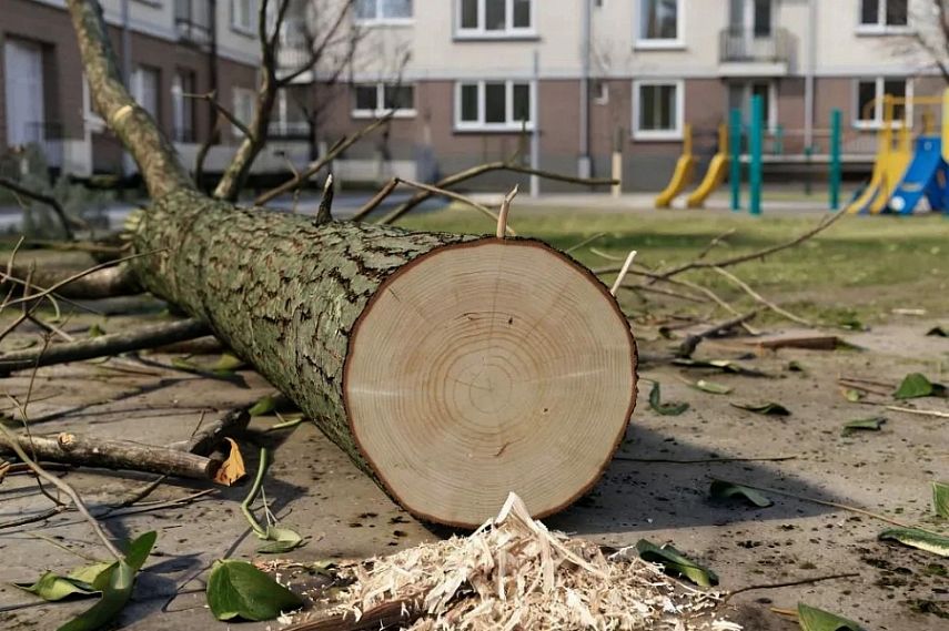 Железногорская управляющая компания судилась с прокуратурой из-за спиленного дерева 