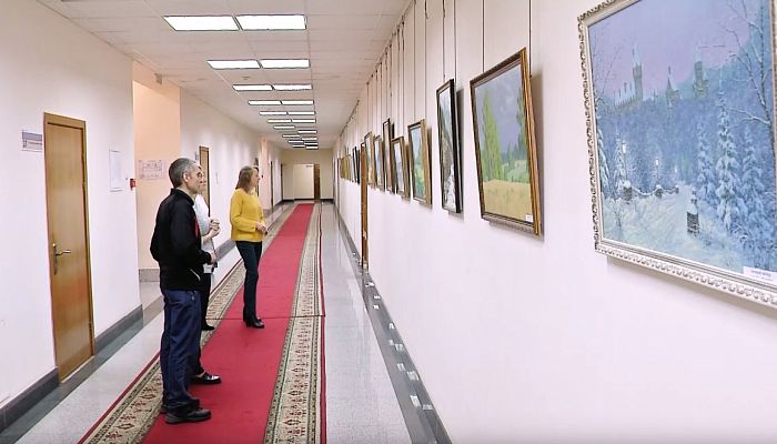 Выставка картин Игоря Филоненко прошла в управлении МГОКа
