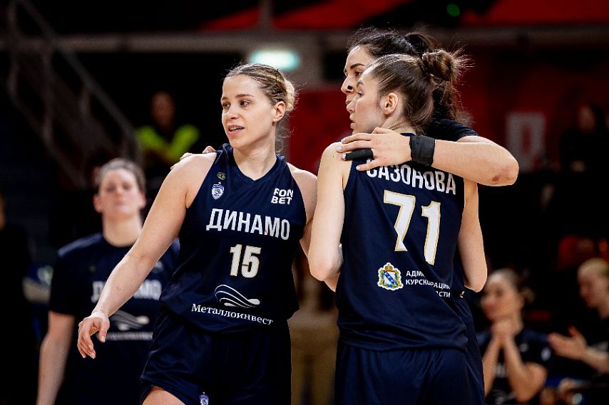 Баскетболисткам курского «Динамо» потребовались два овертайма для победы над московской МБА-МГУСиТ