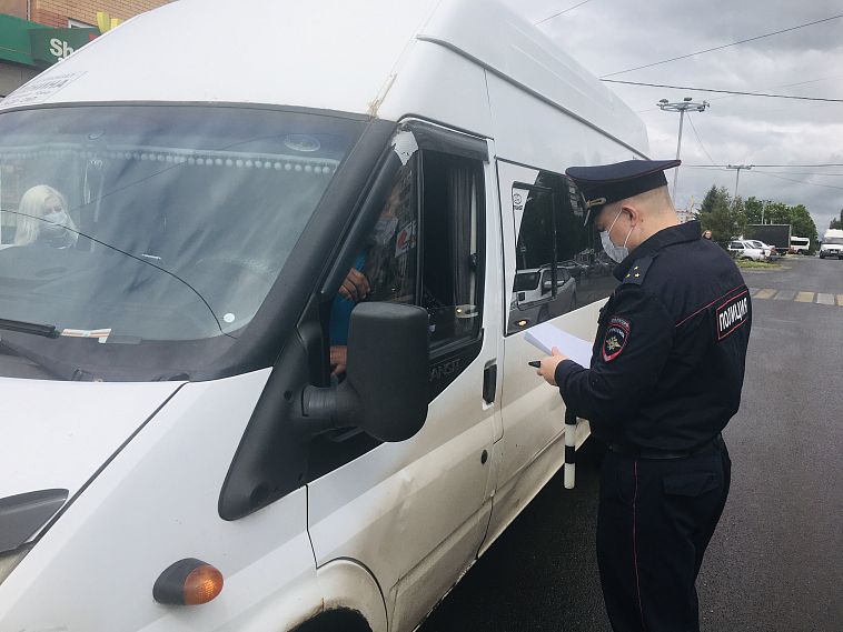 Железногорские полицейские проверили маршрутные такси