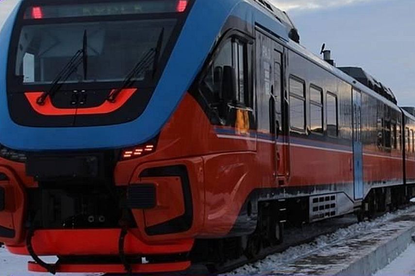 Между Курском и Железногорском курсирует ежедневный пригородный поезд 