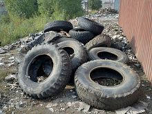 В Железногорске нет пунктов сбора и утилизации автопокрышек 