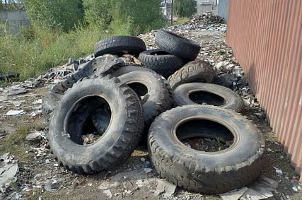 В Железногорске нет пунктов сбора и утилизации автопокрышек 