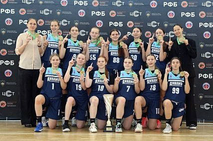 Железногорка Елизавета Лагутина в составе сборной Курской области выиграла первенство по баскетболу