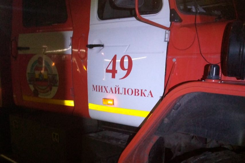 В Железногорском районе сгорела баня 