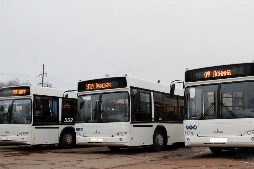 Железногорцев будут возить на работу новые автобусы