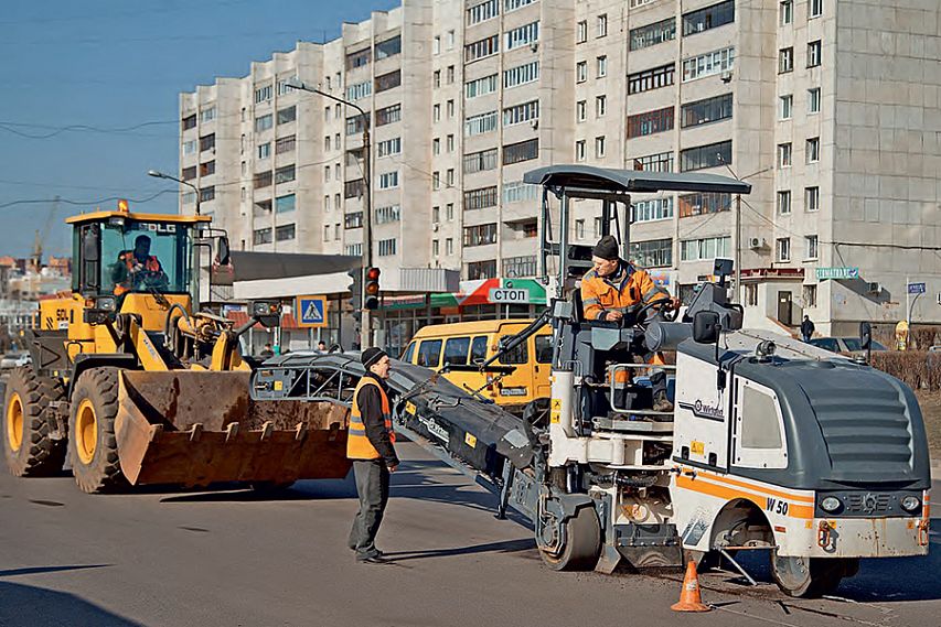 В Железногорске отремонтируют около 6 тысяч квадратных метров дороги