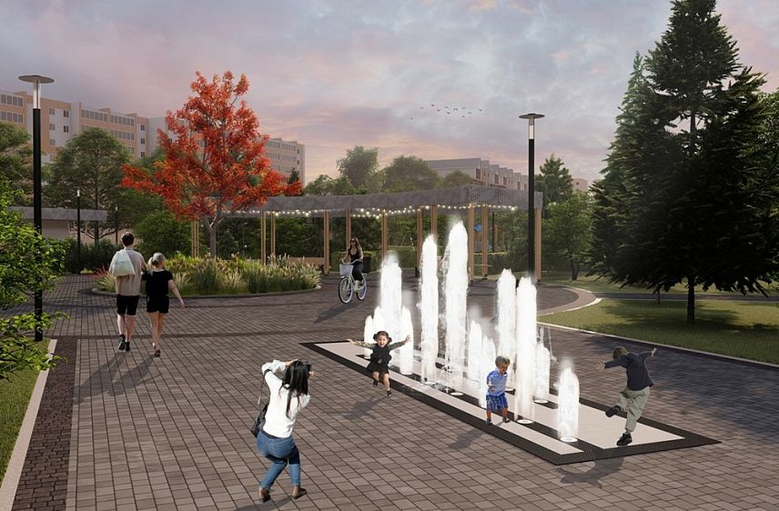 В Железногорске в 2026 году благоустроят две дворовых и одну общественную территорию