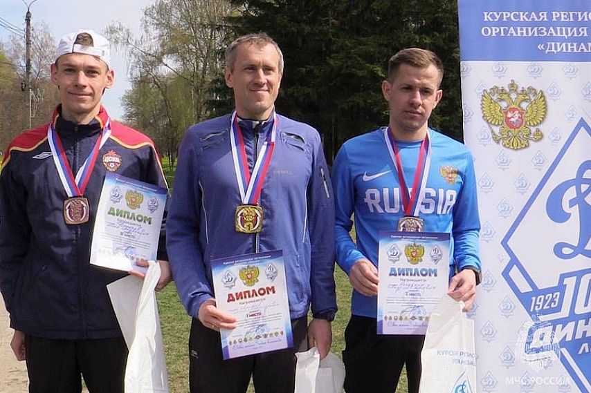 Железногорский пожарный Сергей Аникеев завоевал золотую медаль на   легкоатлетическом кроссе