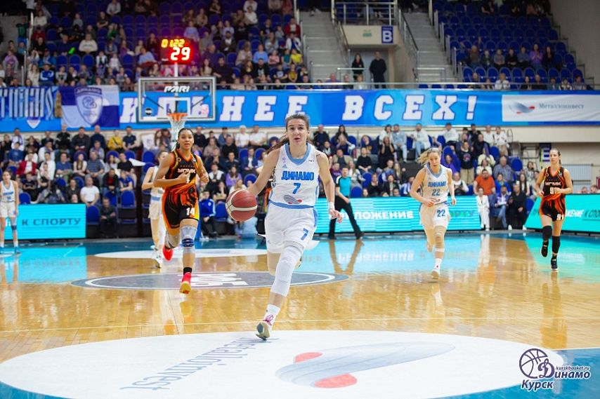 Баскетболистки курского «Динамо» стали серебряными призёрами чемпионата России